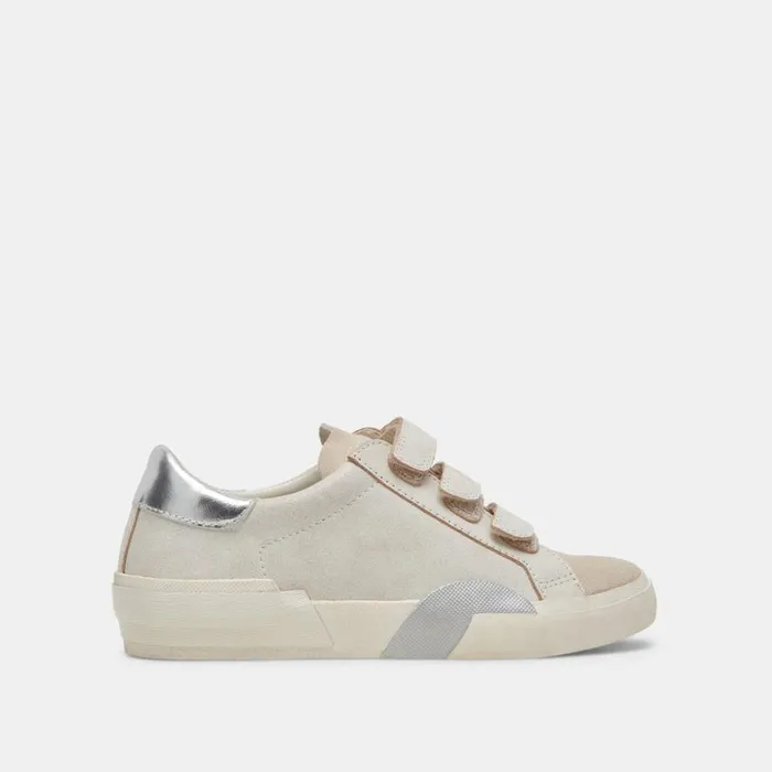 Sneakers Women Dolce Vita Zabor Sneakers Off White Distressed Leather