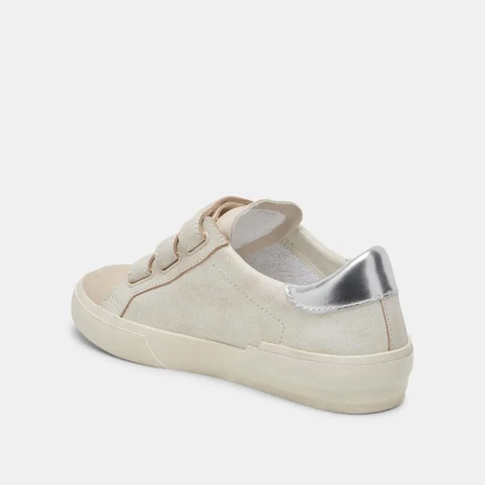 Sneakers Women Dolce Vita Zabor Sneakers Off White Distressed Leather
