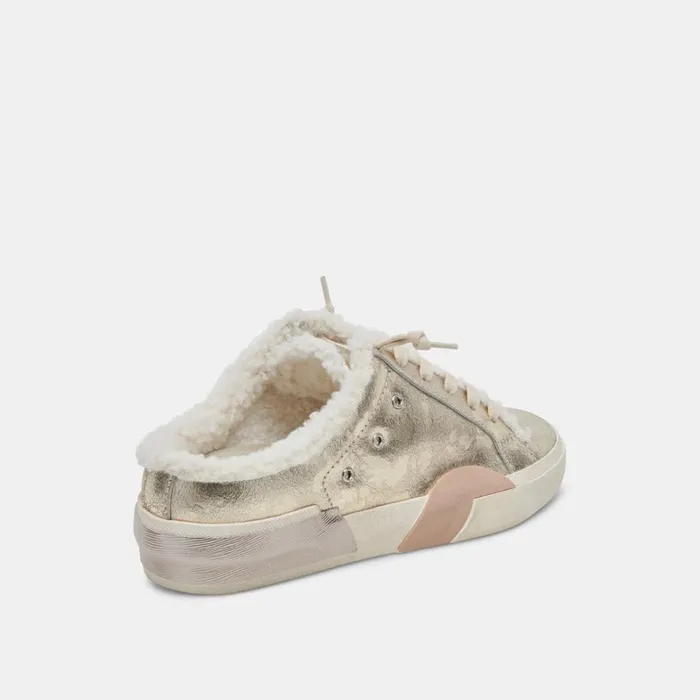 Sneakers Women Dolce Vita Zantel Sneakers Platinum Distressed Leather