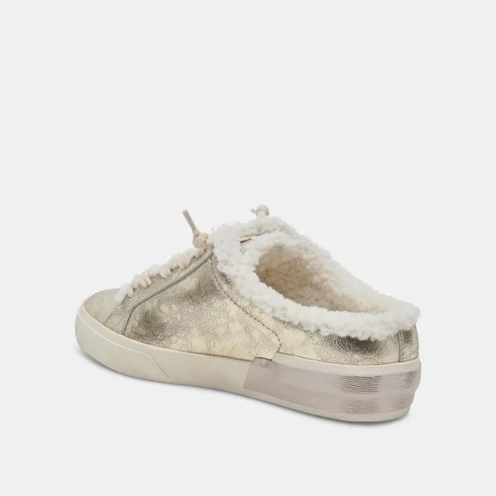 Sneakers Women Dolce Vita Zantel Sneakers Platinum Distressed Leather
