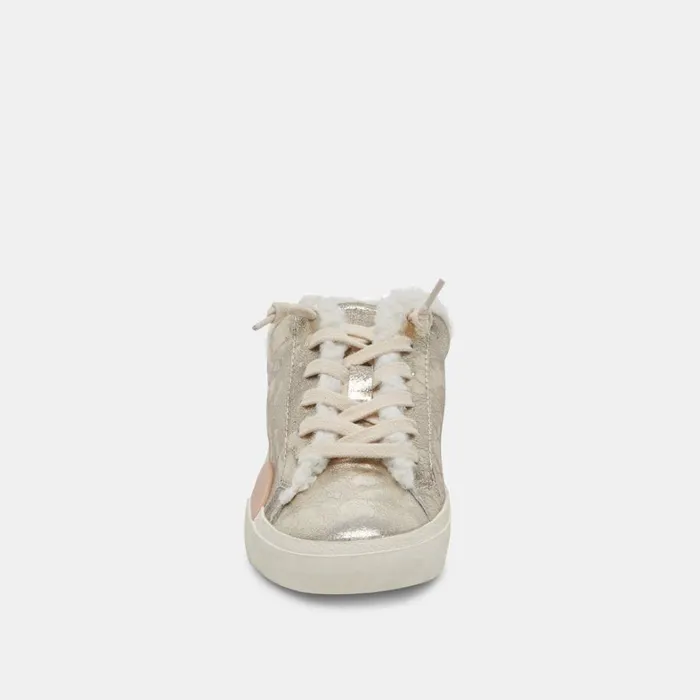 Sneakers Women Dolce Vita Zantel Sneakers Platinum Distressed Leather