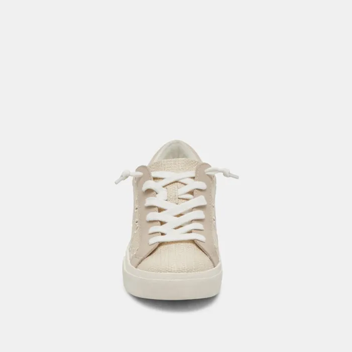 Sneakers Women Dolce Vita Zina Sneakers Oatmeal Floral Eyelet