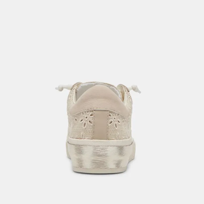 Sneakers Women Dolce Vita Zina Sneakers Oatmeal Floral Eyelet