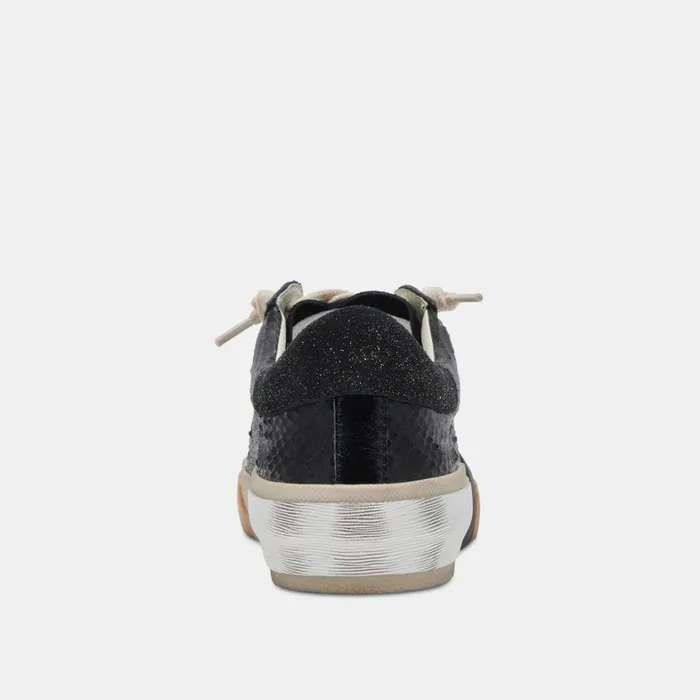 Sneakers Women Dolce Vita Zina Sneakers Onyx Embossed Leather
