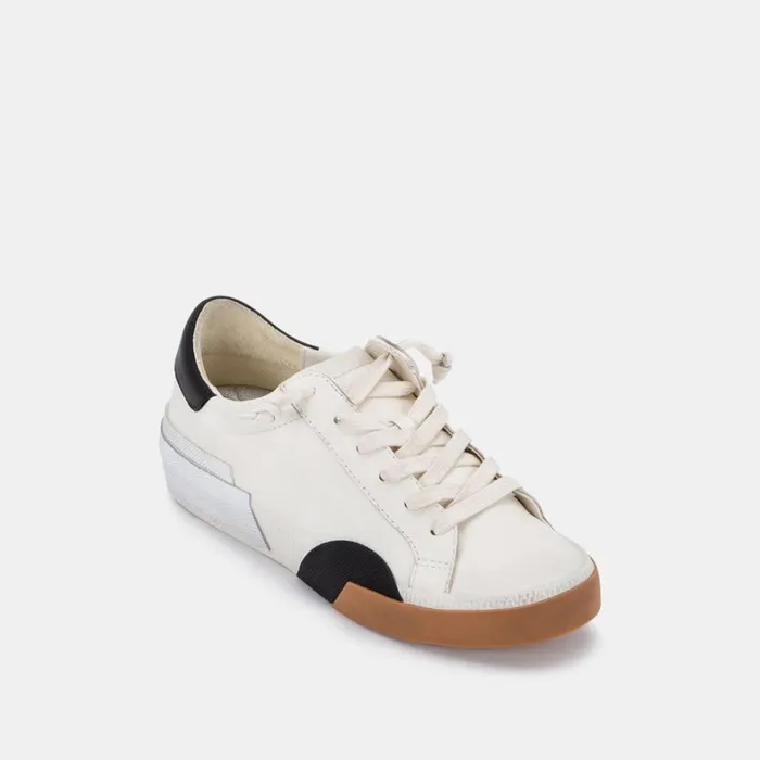 Sneakers Women Dolce Vita Zina Sneakers White Black Leather