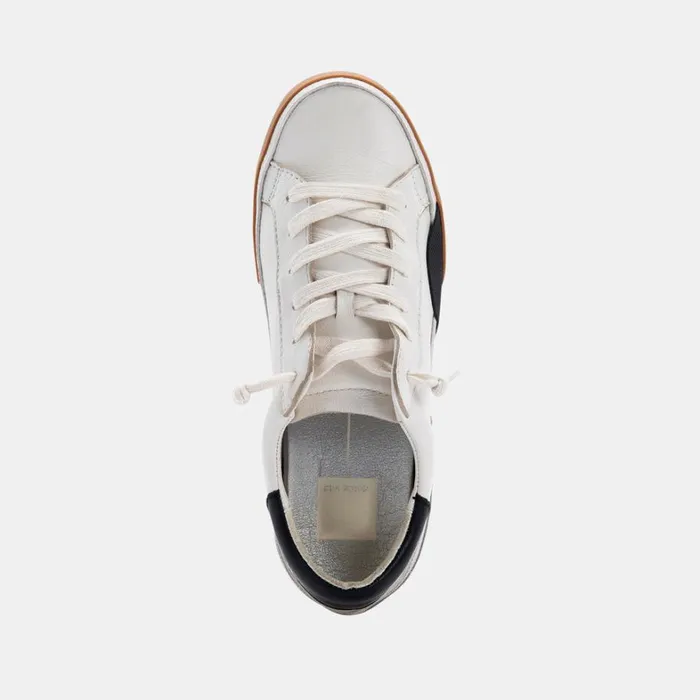 Sneakers Women Dolce Vita Zina Sneakers White Black Leather