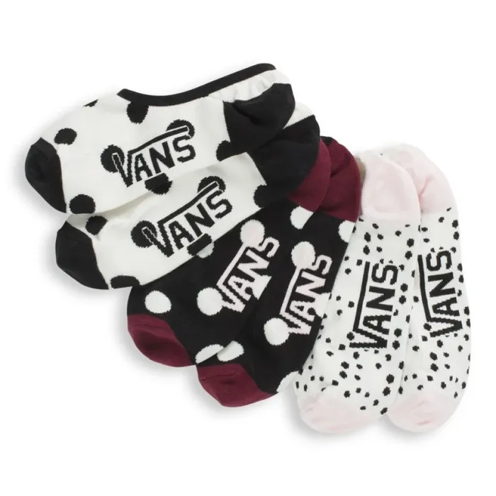 Socks Polka Dot Canoodle 3 Pack Multi 8211 Vans Women