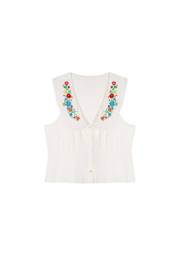 Soller Floral Embroidery Women RIXO Tops