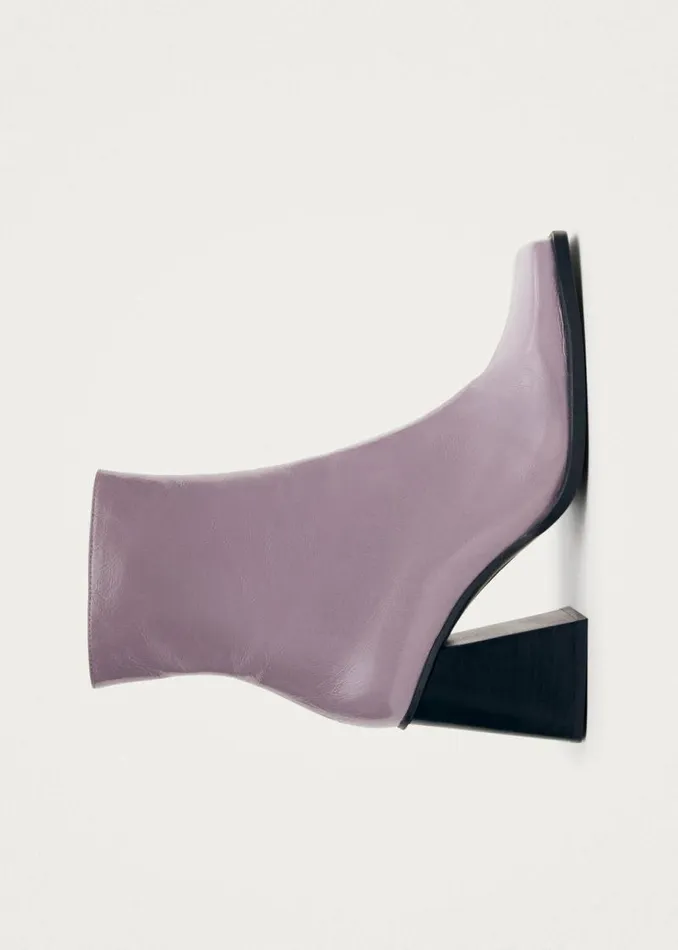 South Onix Mauve Leather Boots Women ALOHAS Boots
