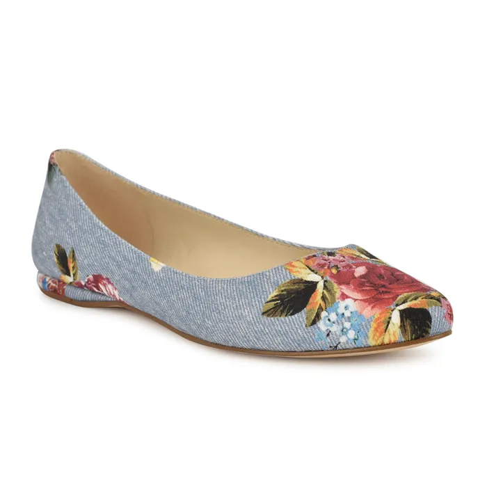 Speakup Almond Toe Flats