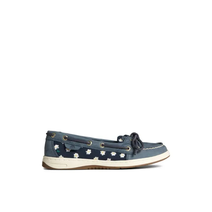 Sperry Boat Shoes Angelfish Floral Boat Shoe Navy 8211 Women