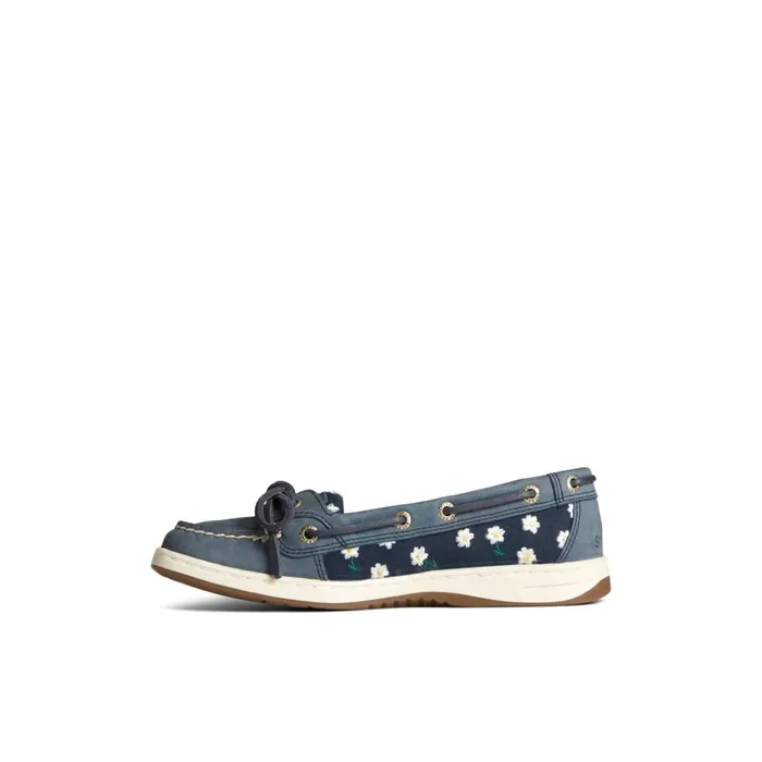 Sperry Boat Shoes Angelfish Floral Boat Shoe Navy 8211 Women