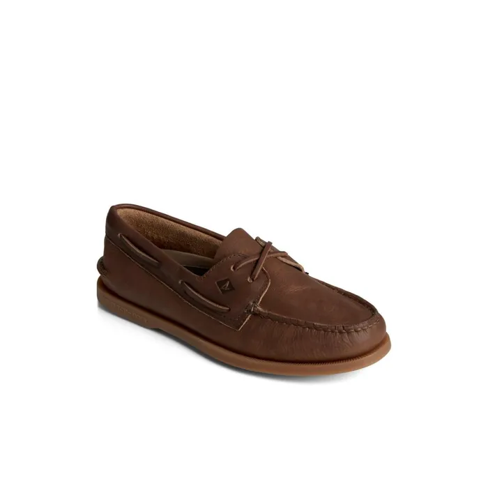 Sperry Boat Shoes Authentic Original Cross Lace Boat Shoe Brown 8211 Men