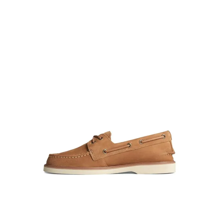 Sperry Boat Shoes Authentic Original Double Sole Nubuck Boat Shoe Medium Beige 8211 Men