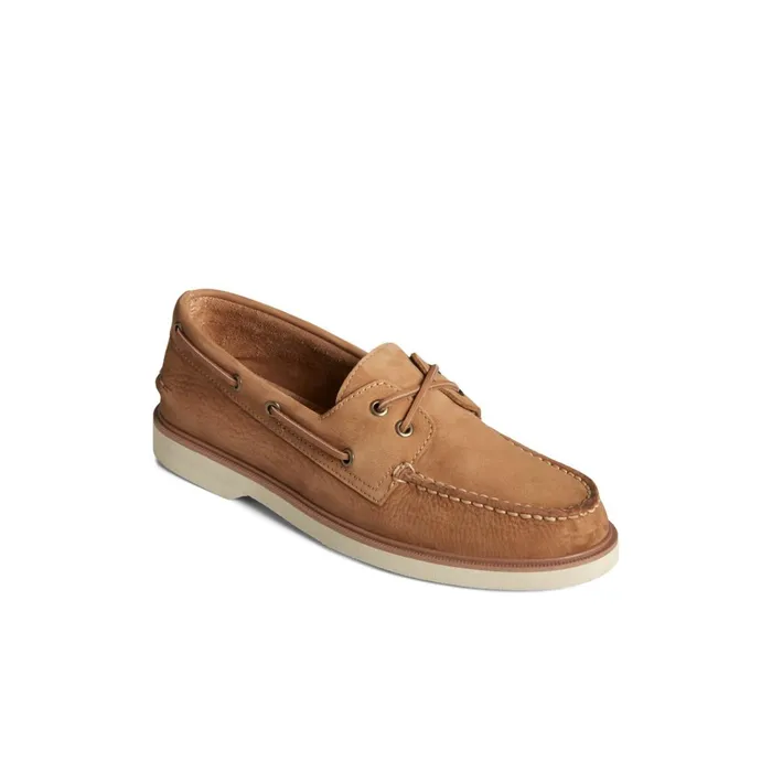 Sperry Boat Shoes Authentic Original Double Sole Nubuck Boat Shoe Medium Beige 8211 Men