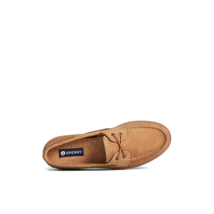 Sperry Boat Shoes Authentic Original Double Sole Nubuck Boat Shoe Medium Beige 8211 Men