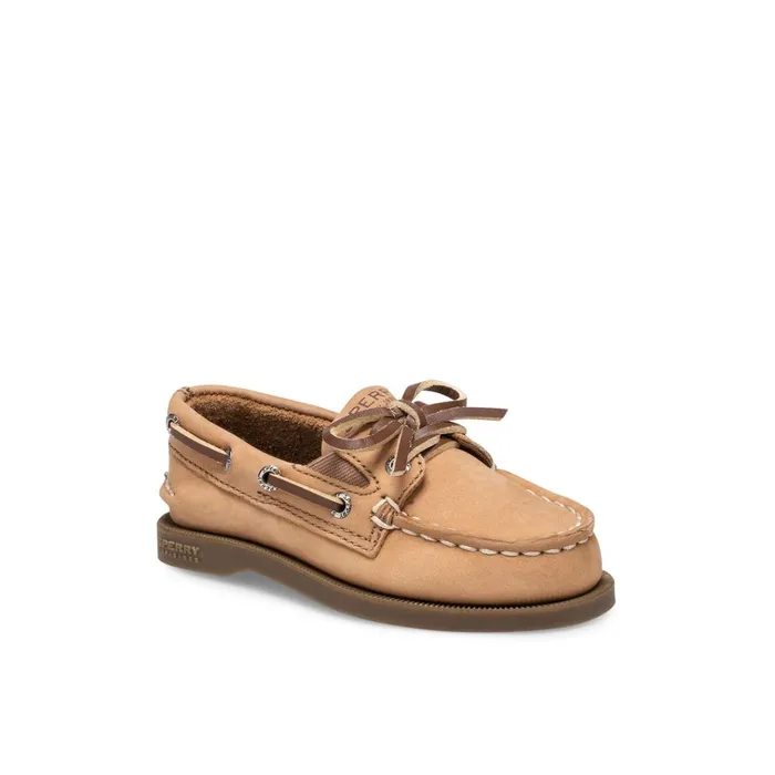 Sperry Boat Shoes Authentic Original Slip On Boat Shoe Dark Brown 8211 Kids
