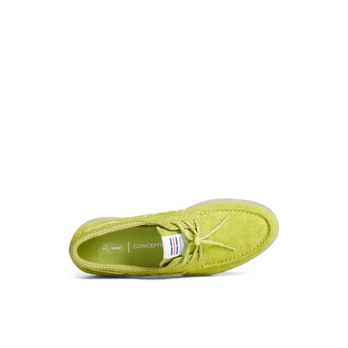 Sperry Boat Shoes X Concepts Authentic Original 3Eye Cup Boat Shoe Green 8211 Women