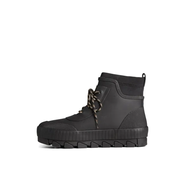 Sperry Boots Torrent Rubber Lace Up Boot Black 8211 Women