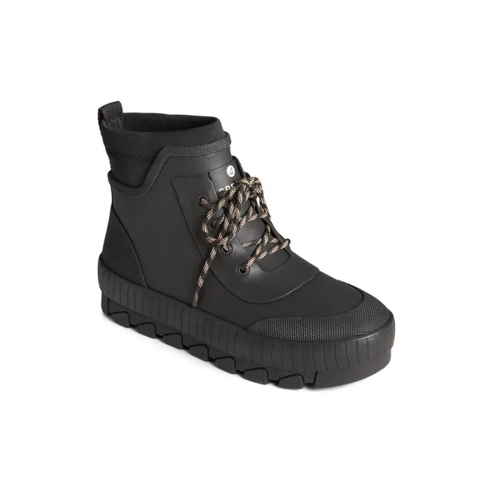 Sperry Boots Torrent Rubber Lace Up Boot Black 8211 Women
