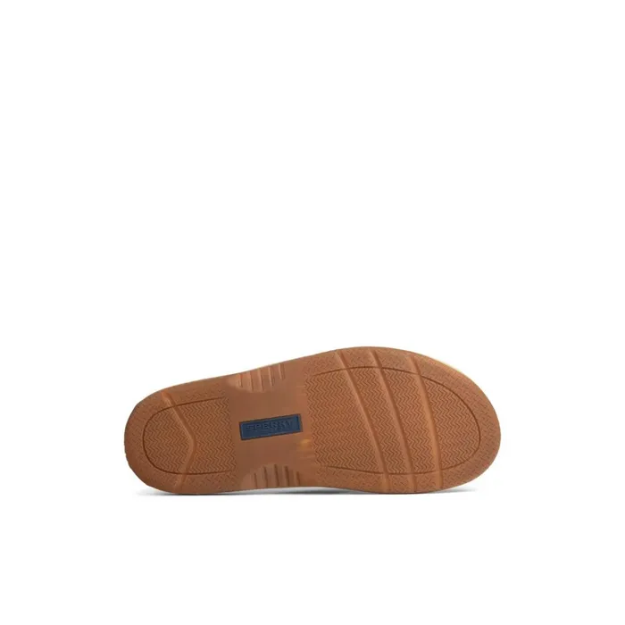 Sperry Sandals Havasu Perf Flip Flop Brown Leather Mixed Material 8211 Men