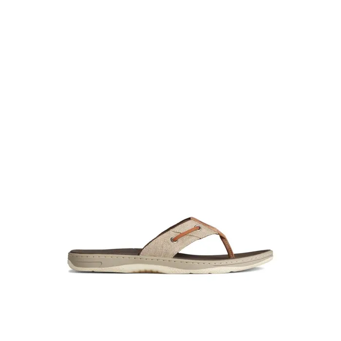 Sperry Sandals SeaCycled Baitfish Baja Flip Flop Medium Beige 8211 Men