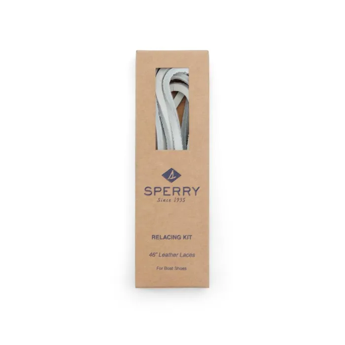 Sperry Shoe Care and Laces Lace Kit With Needle White 8211 Men