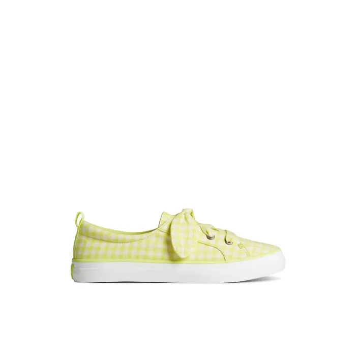 Sperry Sneakers Crest Vibe Gingham Sneaker Light Green 8211 Women