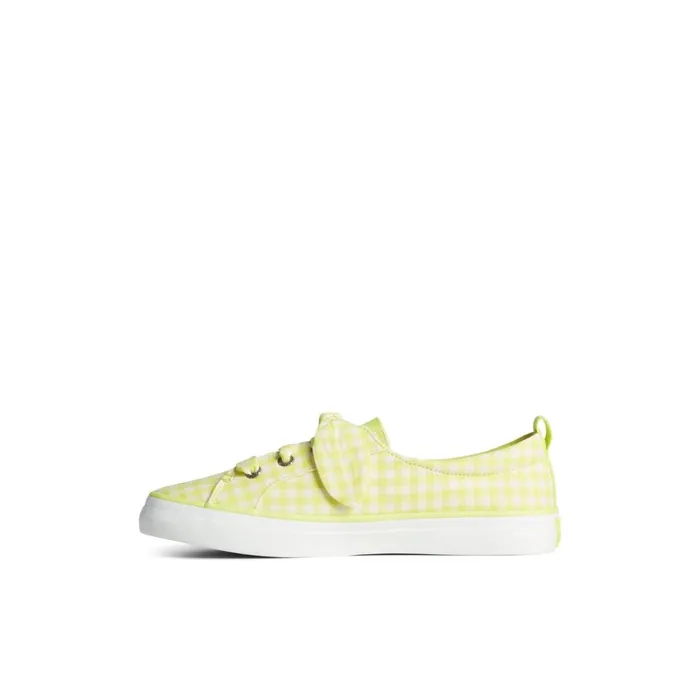 Sperry Sneakers Crest Vibe Gingham Sneaker Light Green 8211 Women