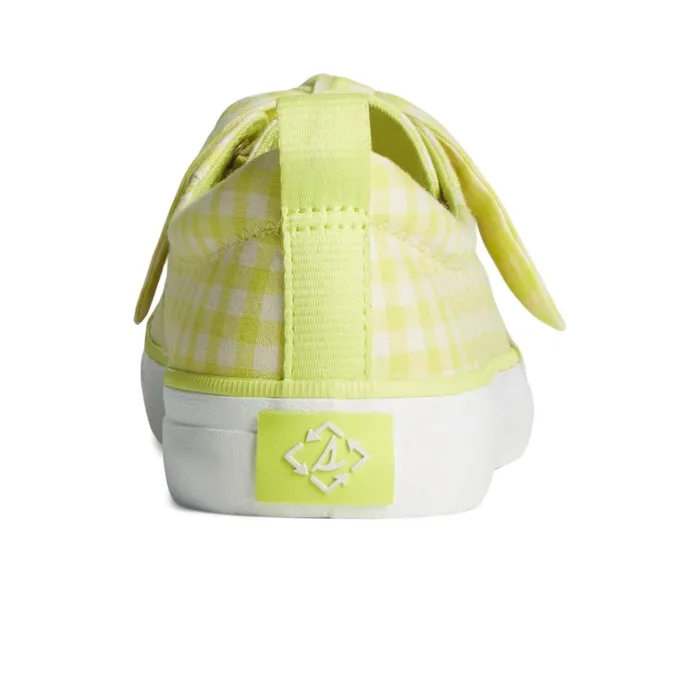 Sperry Sneakers Crest Vibe Gingham Sneaker Light Green 8211 Women