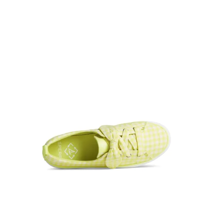 Sperry Sneakers Crest Vibe Gingham Sneaker Light Green 8211 Women