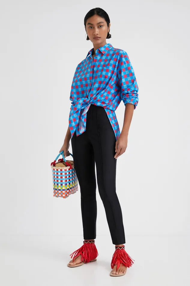 Stella Jean Oversize Shirt Women Desigual Tops and Shirts