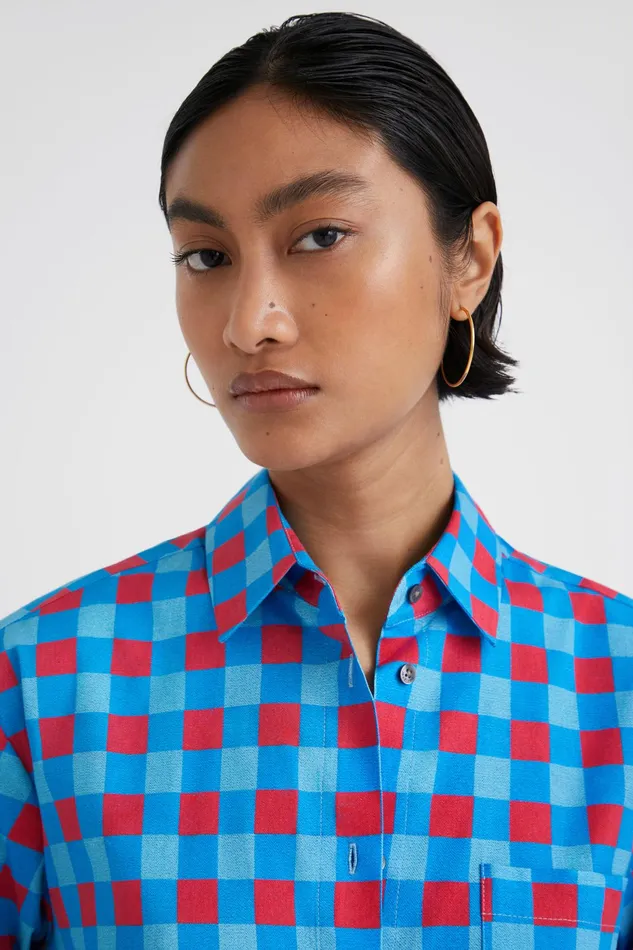 Stella Jean Oversize Shirt Women Desigual Tops and Shirts