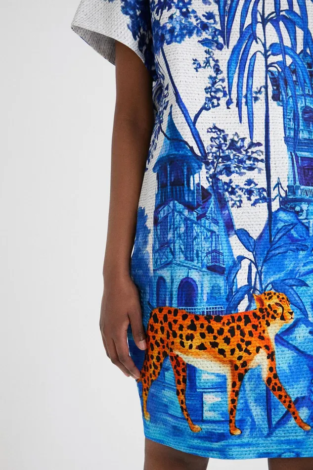 Stella Jean Short Tunic Women Desigual Dresses