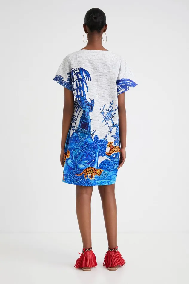 Stella Jean Short Tunic Women Desigual Dresses