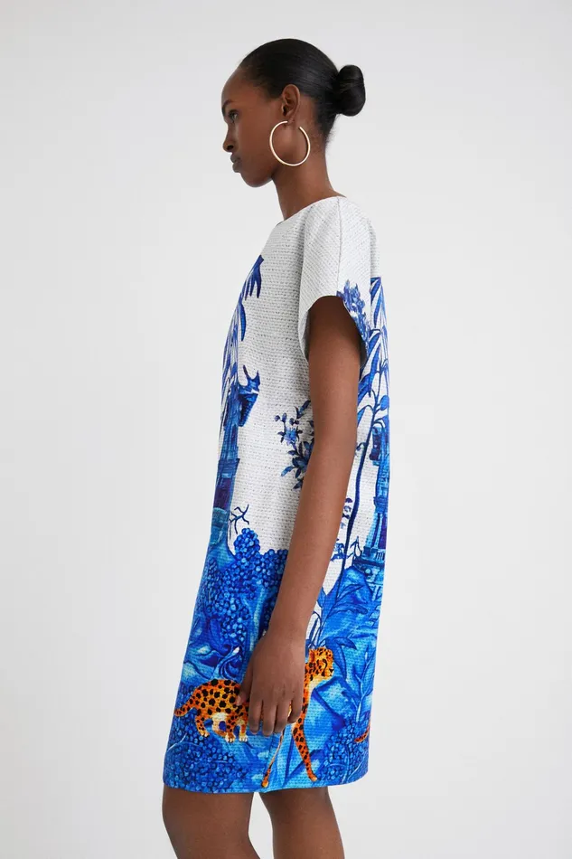 Stella Jean Short Tunic Women Desigual Dresses