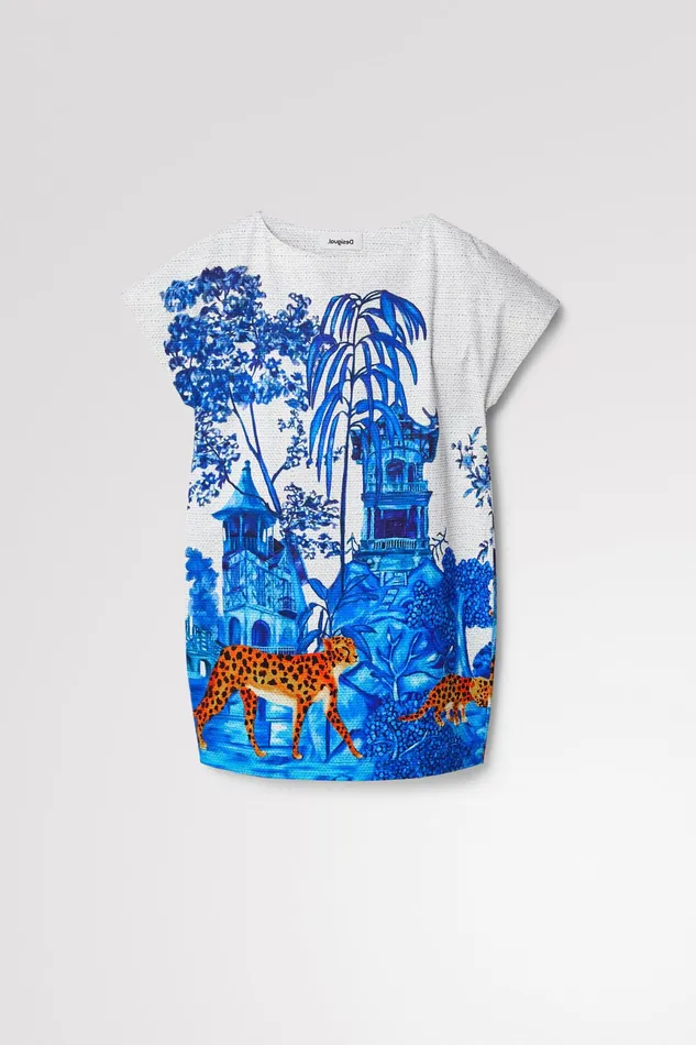 Stella Jean Short Tunic Women Desigual Dresses