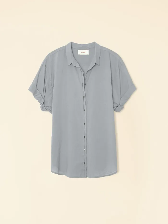 Stone Grey Channing Shirt Women Shirts XRENA