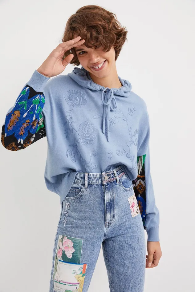 Straight Cropped Japanese Jeans Women Desigual Pants and Leggings