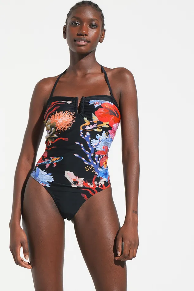 Strapless Swimsuit Women Desigual Swimwear