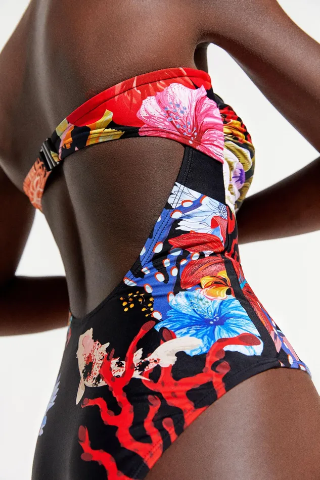 Strapless Swimsuit Women Desigual Swimwear