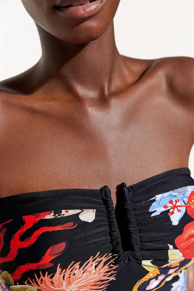 Strapless Swimsuit Women Desigual Swimwear
