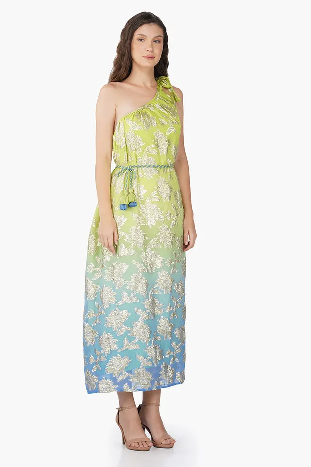 Summer June One Shoulder Lurex Dress Summer June One Shoulder Lurex Dress