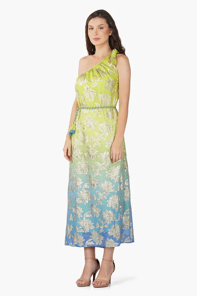 Summer June One Shoulder Lurex Dress Summer June One Shoulder Lurex Dress