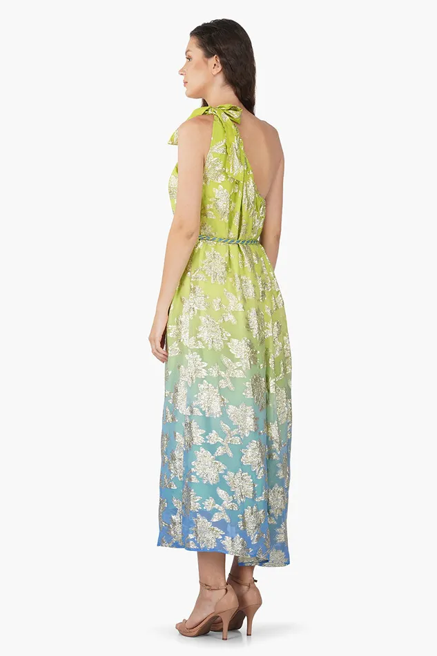 Summer June One Shoulder Lurex Dress Summer June One Shoulder Lurex Dress