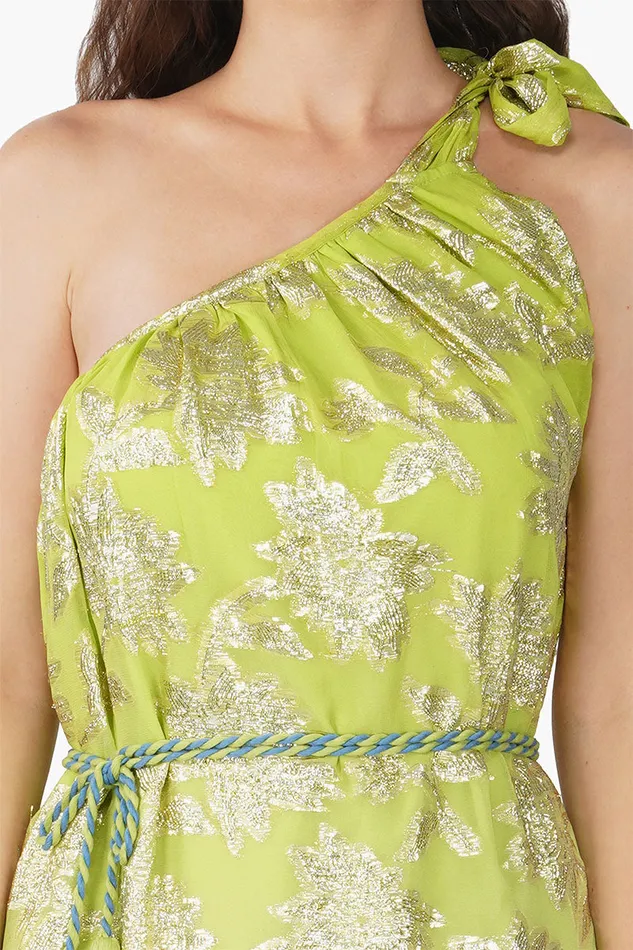 Summer June One Shoulder Lurex Dress Summer June One Shoulder Lurex Dress