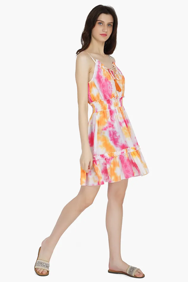 Sunrise Tie Dye Mini Dress Sunrise Tie Dye Mini Dress