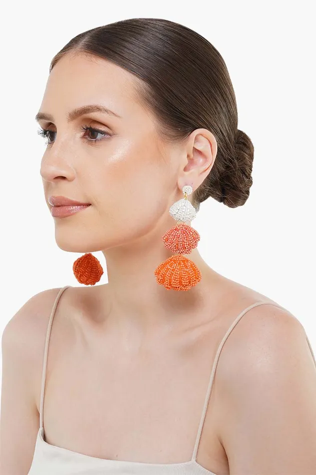 Sunset Seashell Earring Sunset Seashell Earring