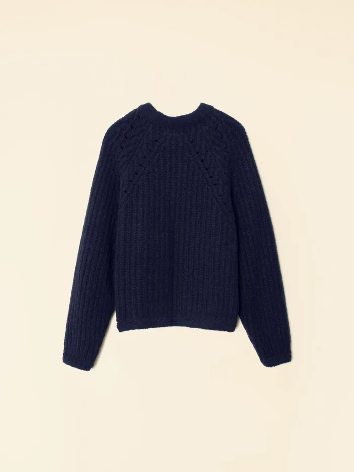 Sweaters and Jackets Women XRENA Navy Blue Landrey Sweater Sweaters and Jackets Women XRENA Navy Blue Landrey Sweater
