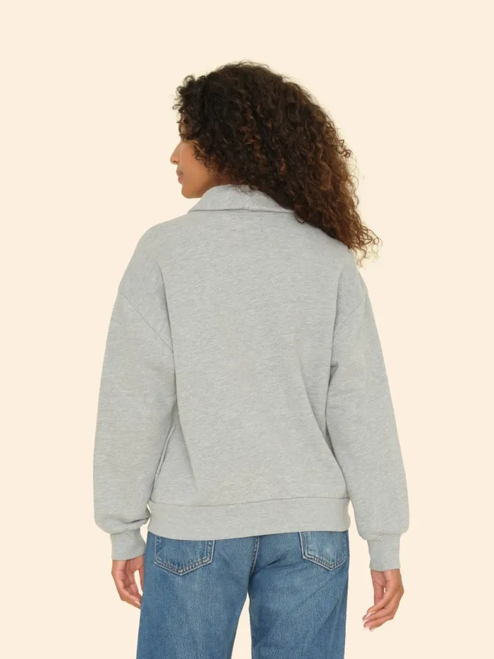 Sweats and Tees Heather Grey Kass Sweatshirt XRENA Women